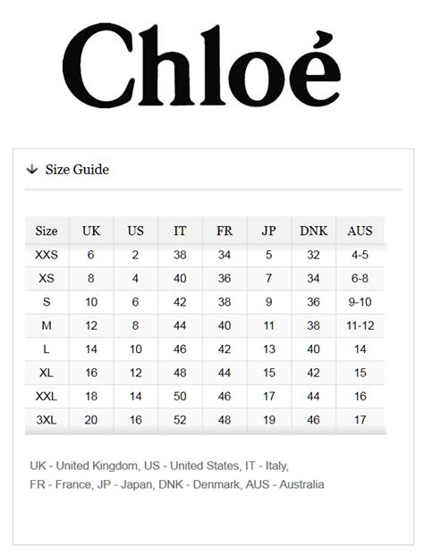 chloe parfum damen|chloe perfume size chart.